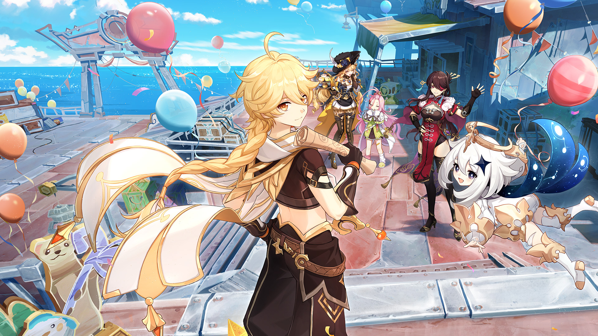 Discovery splash banner for Genshin Impact Official Discord server